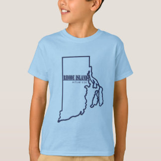Camiseta Rhode Island - tamaño real