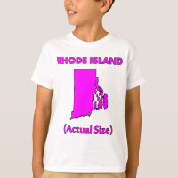 Rhode Island - Tamaño Real
