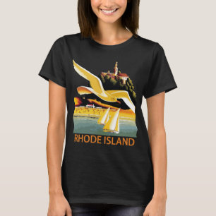 Camiseta Rhode Island Velero Amarillo Viaje