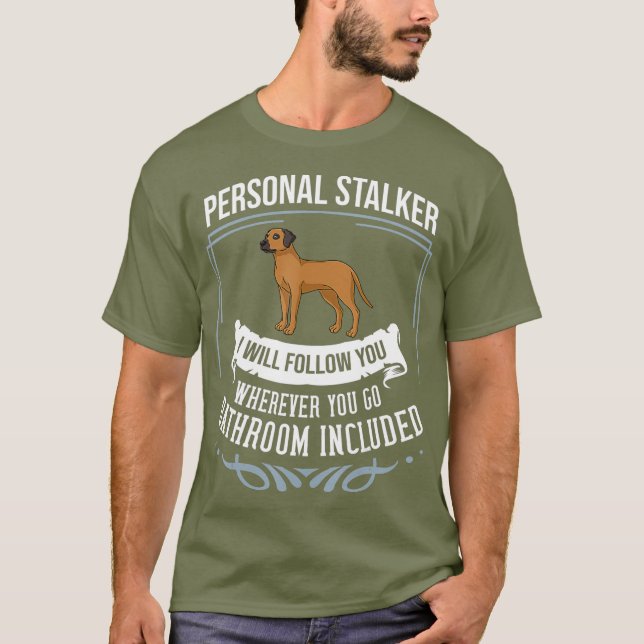Camiseta Rhodesia Ridgeback Perro cachorros Dueño Lover _12 (Anverso)