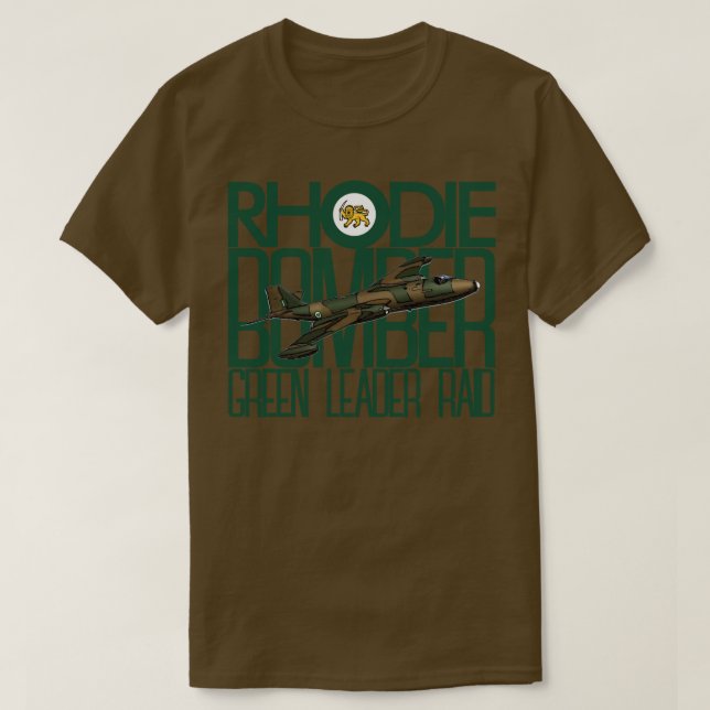 CAMISETA RHODESIAN CANBERRA BOMBER (Diseño del anverso)