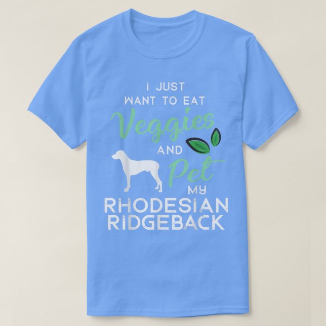 Camiseta Rhodesian Ridgeback Dog Cigar lover owner Birthday (Diseño del anverso)