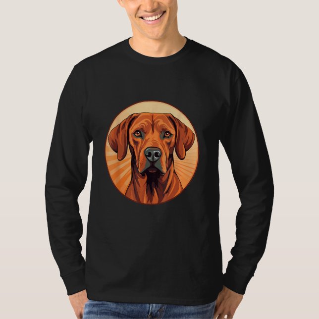 Camiseta Rhodesian Ridgeback Dog Cute Dog Breed 1 (Anverso)