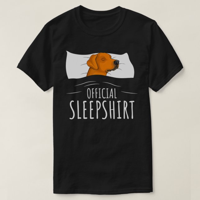Camiseta Rhodesian Ridgeback Dog Official Sleepshirt  (Diseño del anverso)