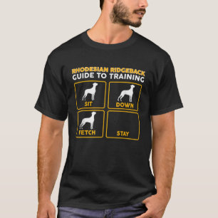 Camiseta Rhodesian Ridgeback Funny Guide to Training