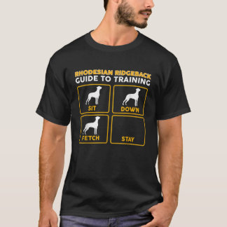 Camiseta Rhodesian Ridgeback Funny Guide to Training