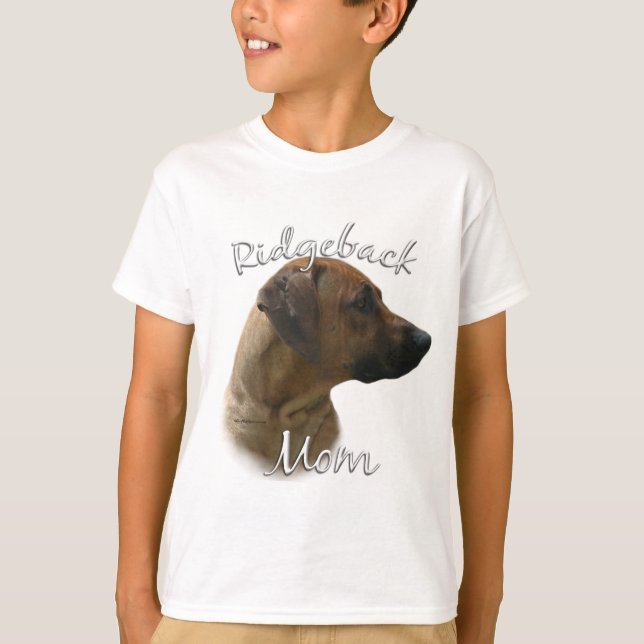 Camiseta Rhodesian Ridgeback Mom 2 (Anverso)