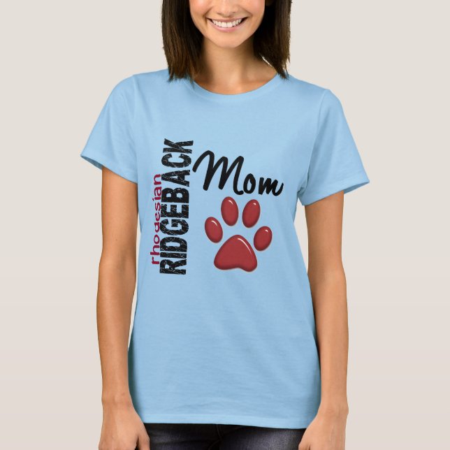 Camiseta Rhodesian Ridgeback Mom 2 (Anverso)