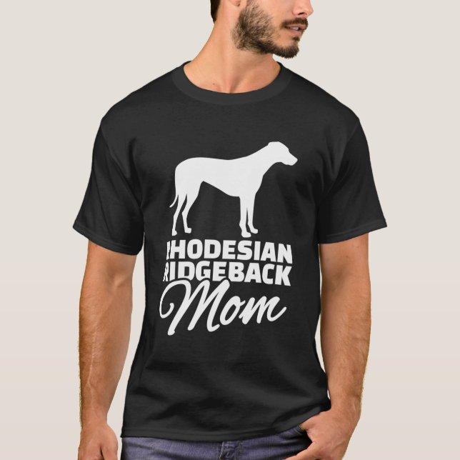 Camiseta Rhodesian Ridgeback Mom Hoodie (Anverso)
