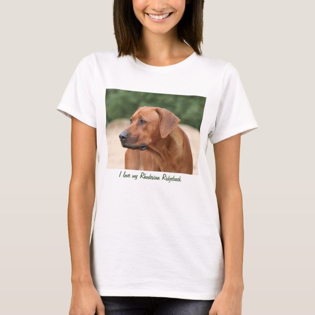 Camiseta Rhodesian Ridgeback T-shirt (Anverso)