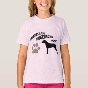 Camiseta Rhodesian Ridgebacks Rule