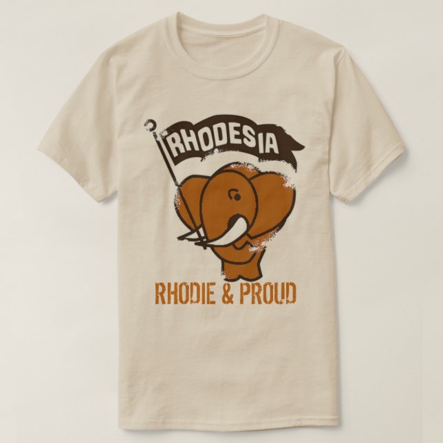 CAMISETA RHODIE Y ORGULLOSO (Diseño del anverso)