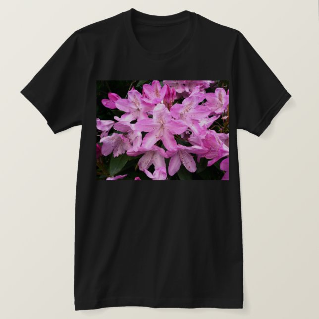 Camiseta Rhododendros (Anverso del diseño)