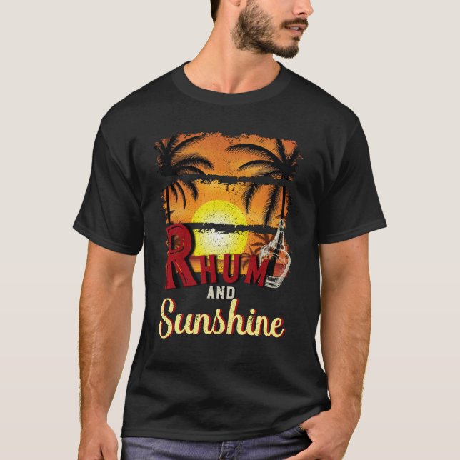 Camiseta Rhum y Sunshine, Rhum y Summer Lover (Anverso)