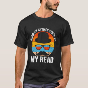 Camiseta Rhymes De Enfermería Atrapado En Mi Cabeza Papá Pe