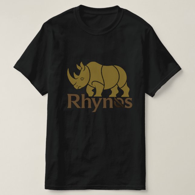 Camiseta Rhynos, estilo com atitude (Diseño del anverso)