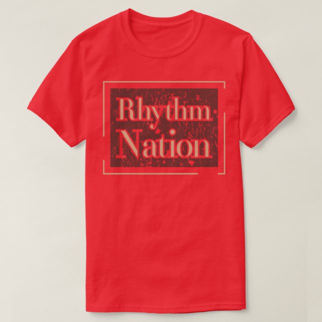 Camiseta Rhythm Nation (Diseño del anverso)