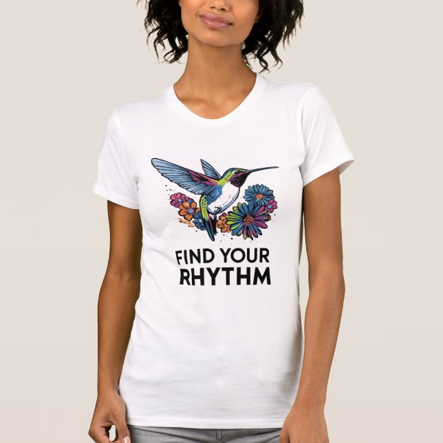 Camiseta Rhythmic Hummingbird (Anverso)