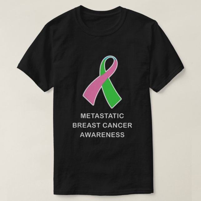Camiseta Ri de sensibilización sobre el cáncer de mama meta (Diseño del anverso)