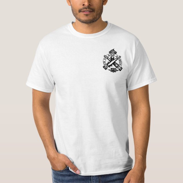 Camiseta RIA - Arsenal de la isla de la roca (Anverso)