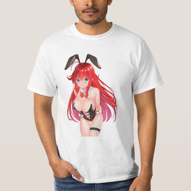 Camiseta Rias Gremory Bunny Sexy (Anverso)