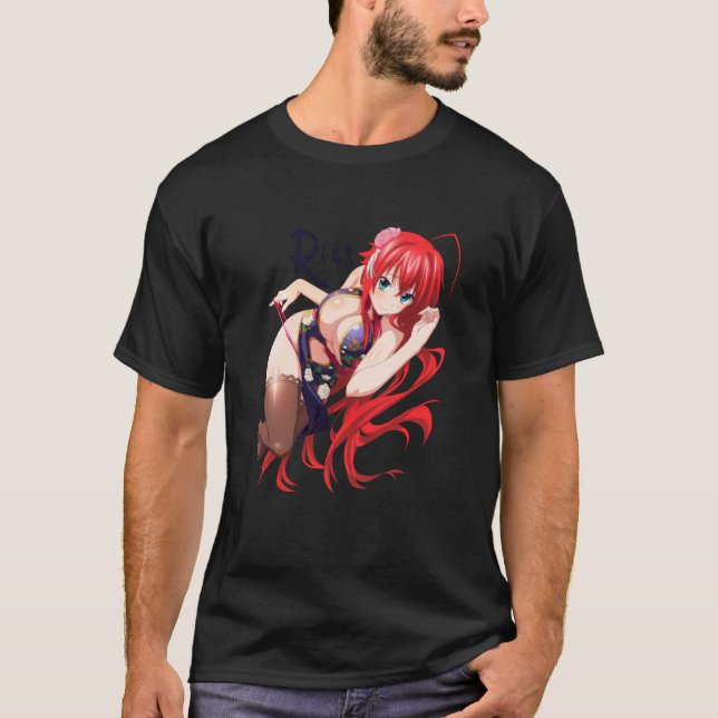 Camiseta Rias Gremory Oppai Ecchi High School DxD (Anverso)