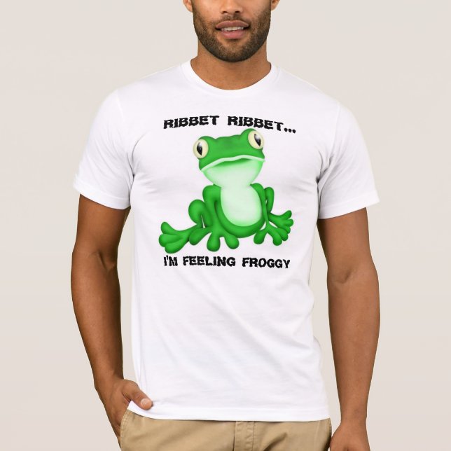 Camiseta Ribbet Ribbet... Me siento Froggy (Anverso)