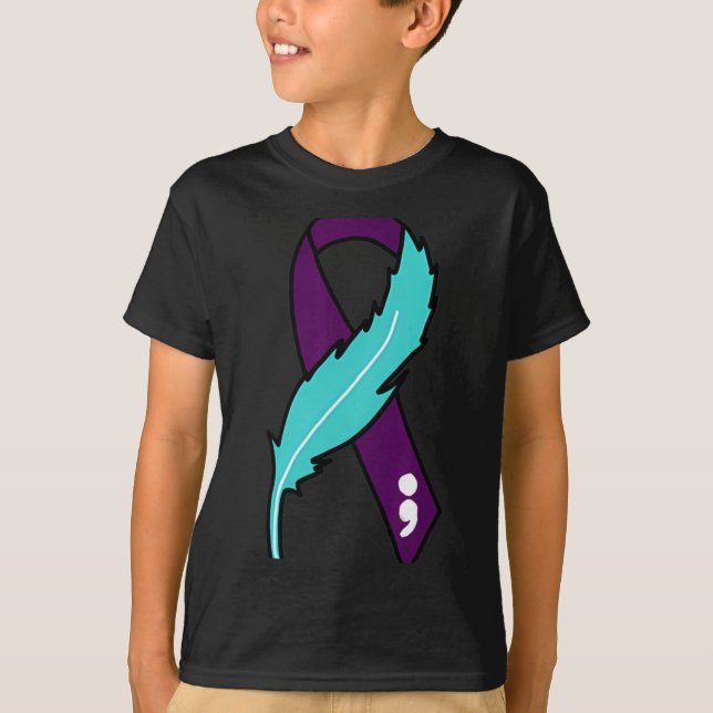 Camiseta Ribbon Suicide Awareness Mental Health For Men Wom (Anverso)