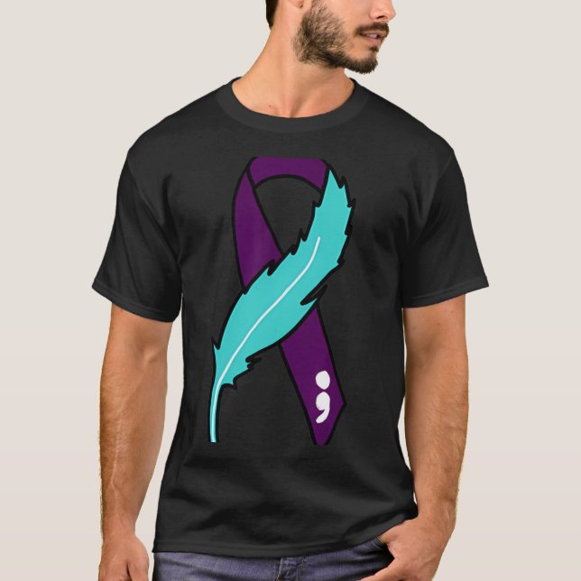 Camiseta Ribbon Suicide Awareness Mental Health For Men Wom (Anverso)