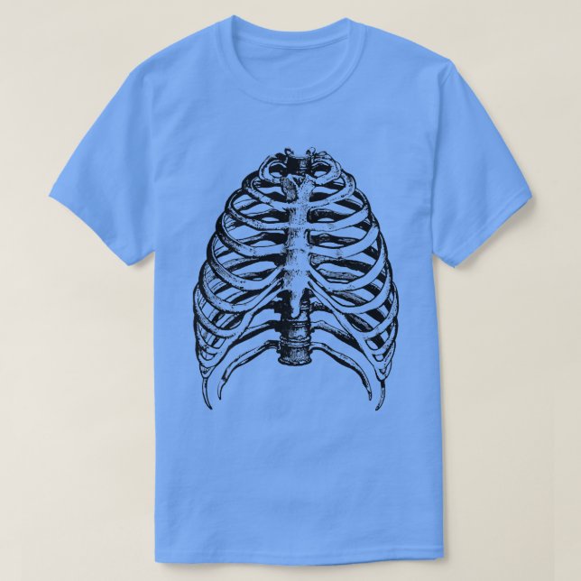 Camiseta RIBCAGE SKELETON Halloween Horror Scary Ghost pum (Diseño del anverso)