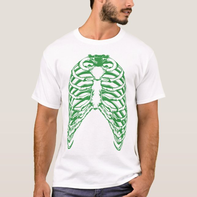 Camiseta Ribcage y luz del omóplato (Anverso)