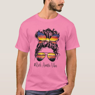 Camiseta Ricas tía Vibes Tía A Las Mujeres Mejor Tía Mad
