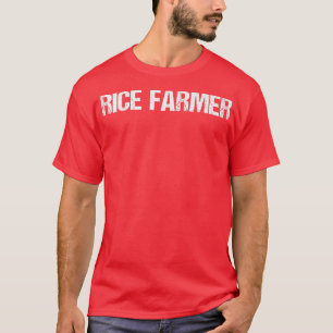 Camiseta Rice Farmer Simple Title 