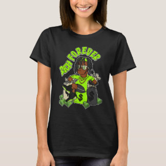 Camiseta Rich Forever Electric Green 6s Unisex Matching