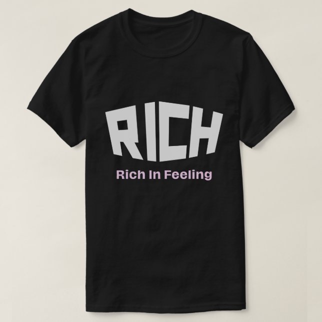 Camiseta RICH Tee - CC-CatCow (Diseño del anverso)