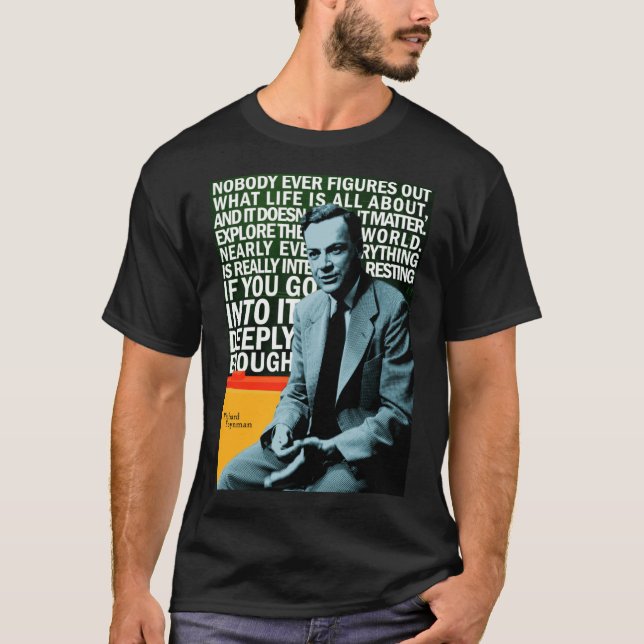 Camiseta Richard Feynman friends (Anverso)