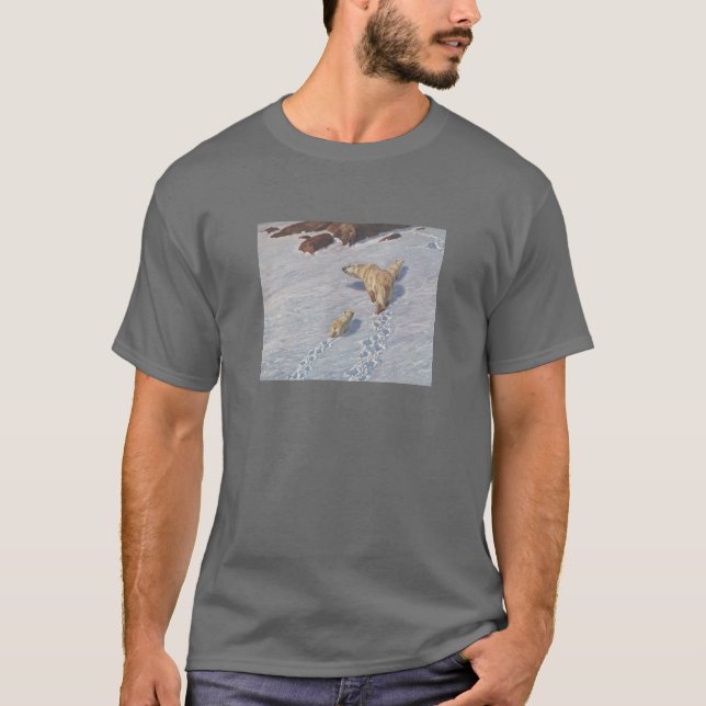 Camiseta Richard Friese - Familia de osos polares (Anverso)