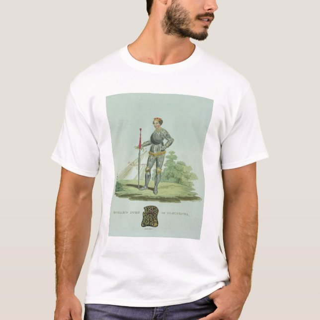 Camiseta Richard III (1452-85) 1470, grabado por W. Maddock (Anverso)