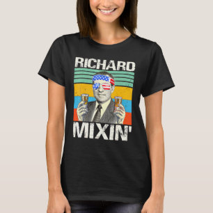 Camiseta Richard Mixin 4 De Julio Richard Nixon Beber P