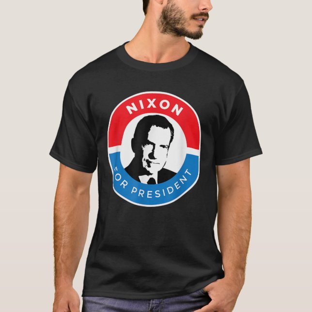 Camiseta Richard Nixon Campaña Presidente Campaña Republica (Anverso)