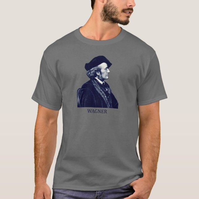 Camiseta Richard Wagner, azul (Anverso)