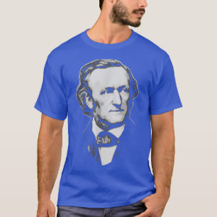 Camiseta Richard Wagner Compositor de Música Clásica Retro