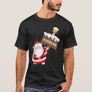 Camiseta Richard Xmas Nombre Familia Apellidos Navidades S