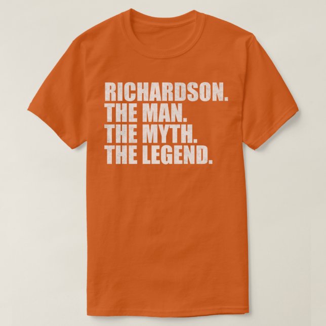 Camiseta Richardson Richardson apellido Richardson last N (Diseño del anverso)