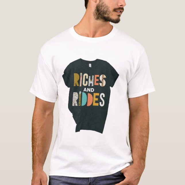 Camiseta Riches y acertijos (Anverso)