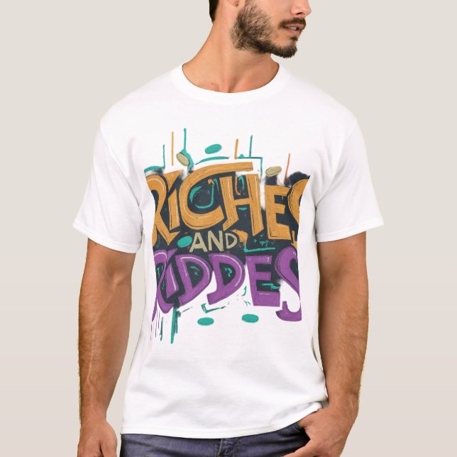 Camiseta Riches y acertijos (Anverso)