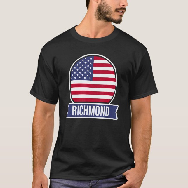 Camiseta RICHMOND Estados Unidos nombre de lugar Estados Un (Anverso)