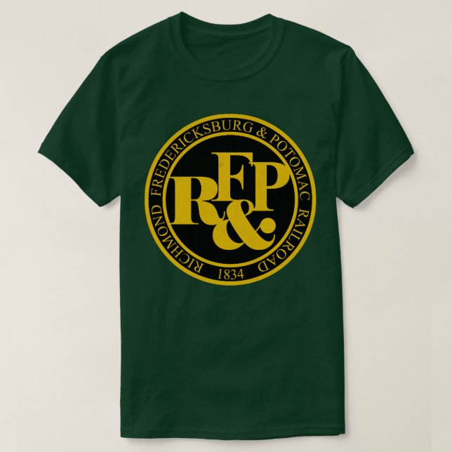 Camiseta Richmond Fredericksburg y Potomac Railroad (Diseño del anverso)