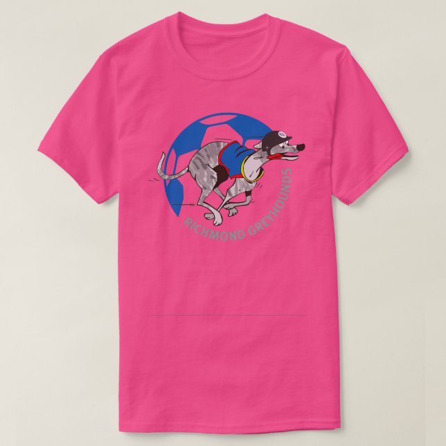 Camiseta Richmond Greyhounds Classic TShirt (Diseño del anverso)