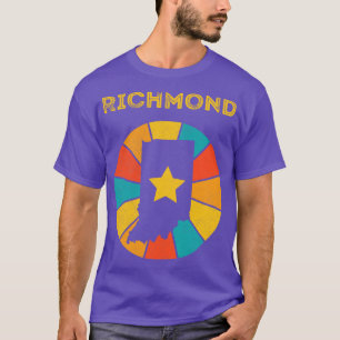Camiseta Richmond Indiana Vintage Molestias de recuerdo 1